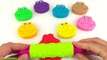 Learn Colors Play Doh Elmo Peppa Pig Doraemo Molds Fun & Creative for Kids Nursery Rhymes