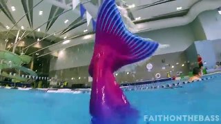 Mermaid Tail Swimming Tricks!
