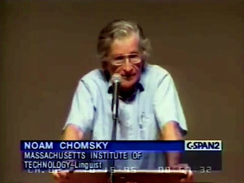 Noam Chomsky: Peacemakers, Profiteers and Poverty (1995) - The Best Documentary Ever part 2/2