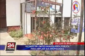 SJM: Municipalidad da ultimátum a vecinos que obstruyen vía pública