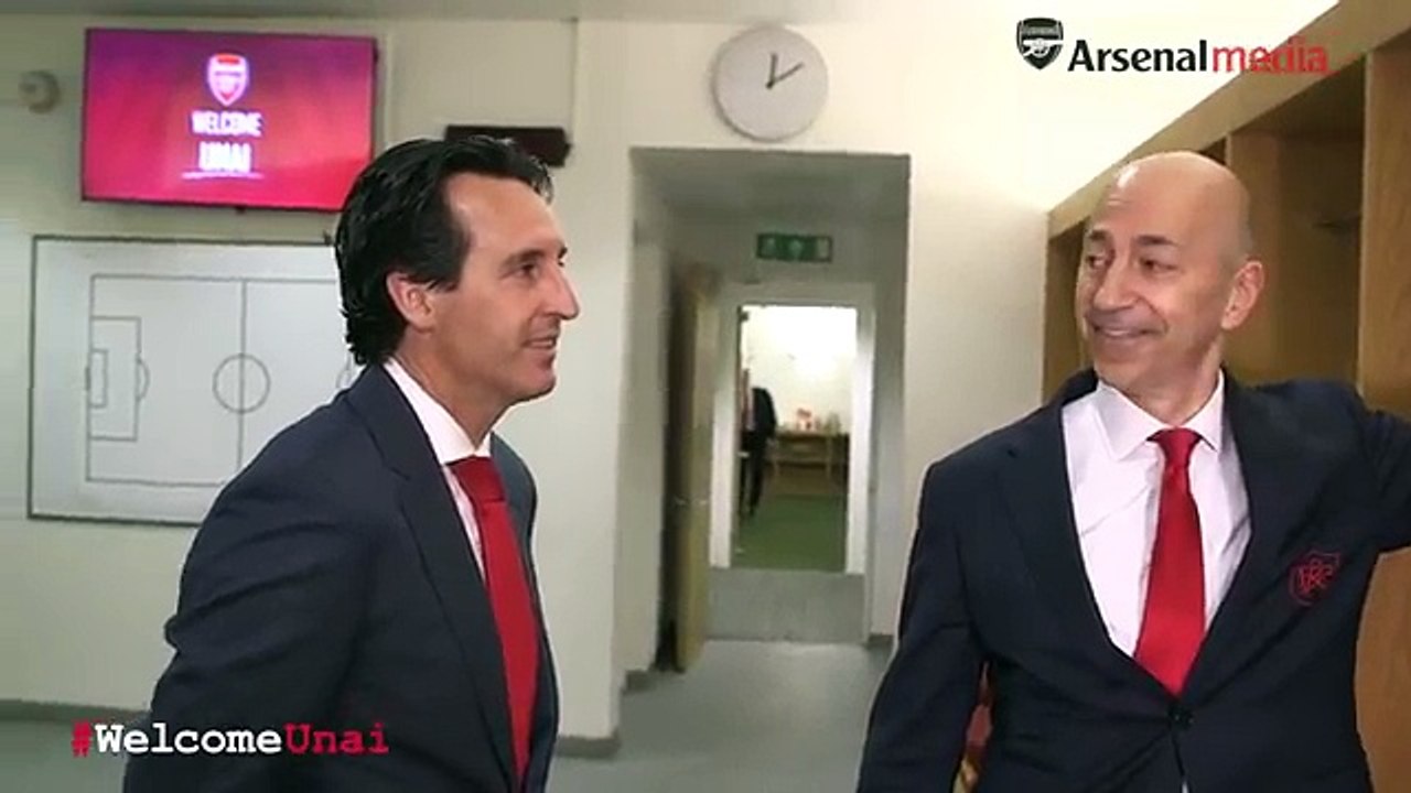 Unai Emery's first day as Arsenal head coach - Behind the scenes