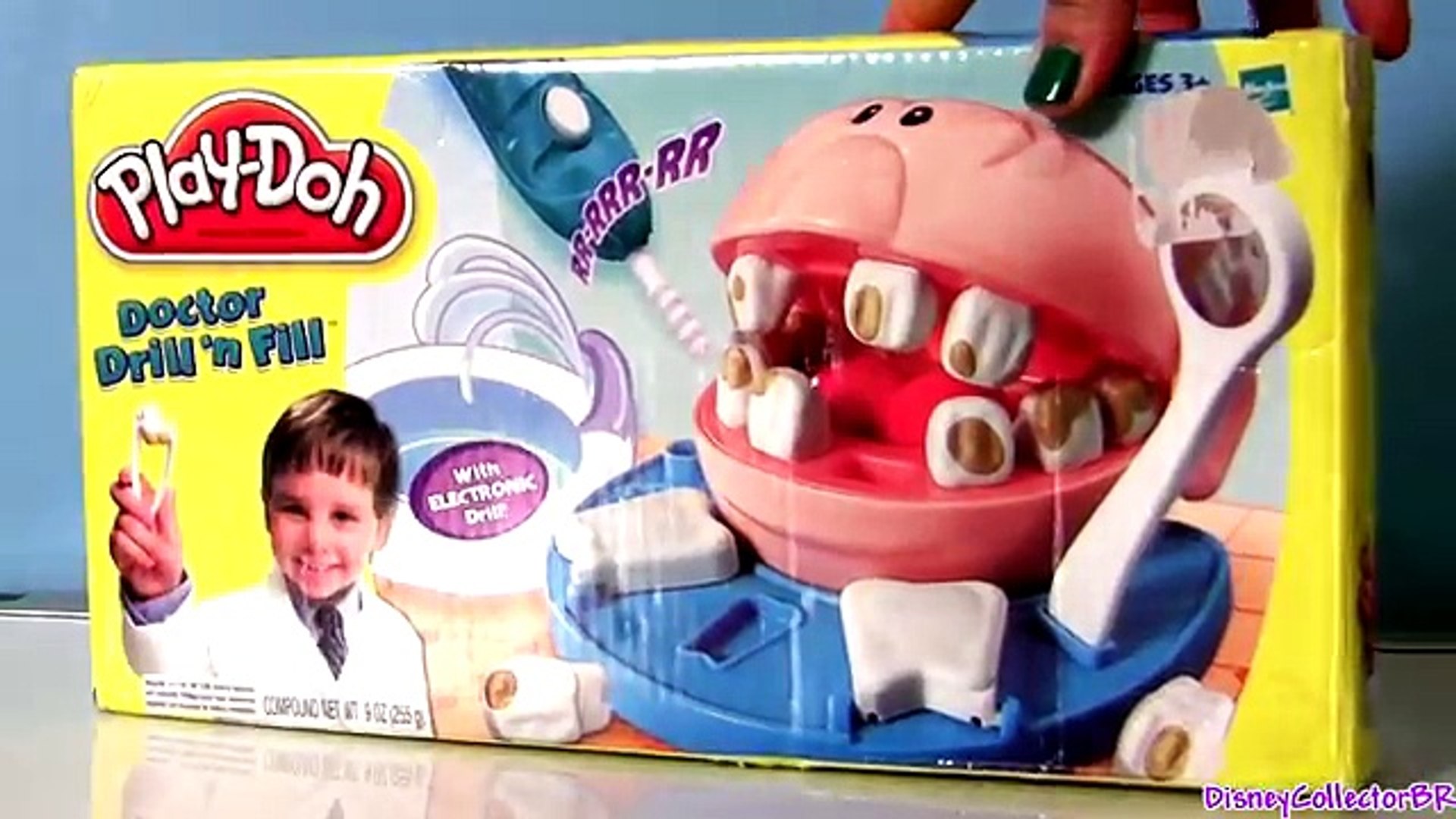 Dentist Play Doh Doctor Drill n Fill Rotten Teeth Pixar Cars Doctor Mater  Dough El Dentista Bromista - video Dailymotion