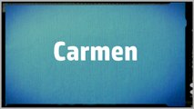 Significado Nombre CARMEN - CARMEN Name Meaning
