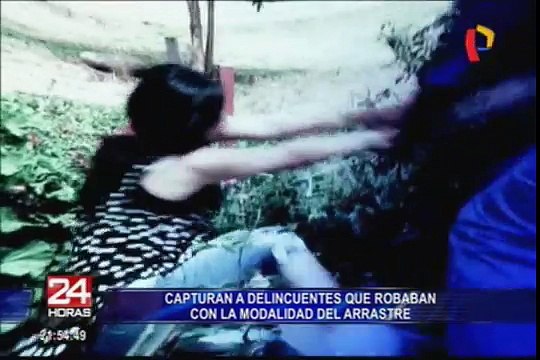 El Agustino: capturan a delincuentes que robaban bajo la modalidad del 'arrastre'
