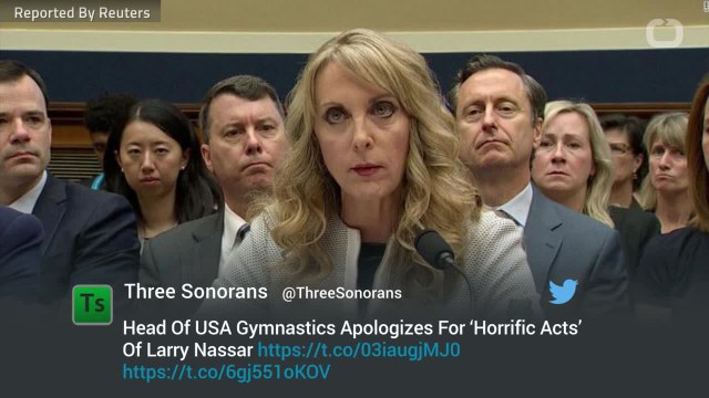 Head of USA Gymnastics Apologizes to Sex Abuse Victims