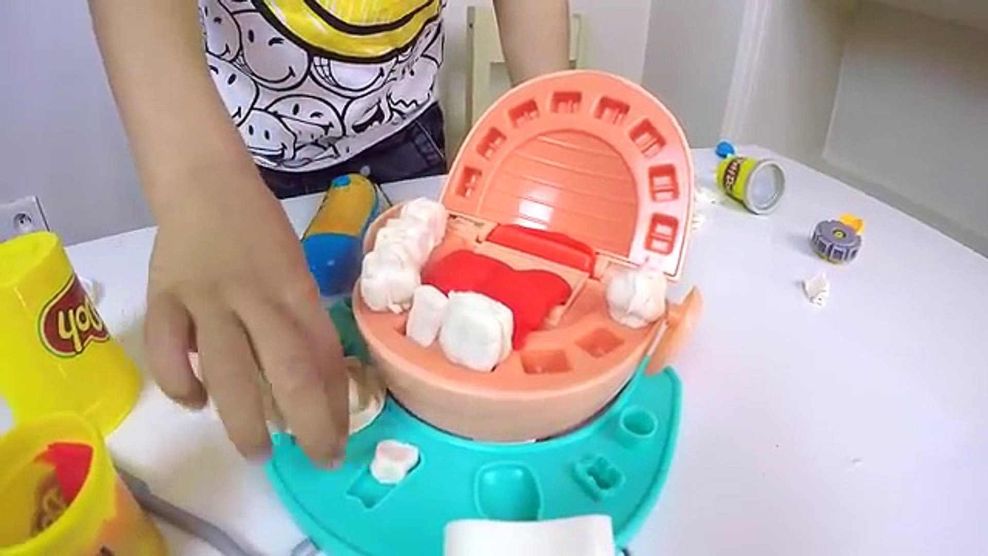 Singe Dentiste Pâte à Modeler Play Doh Fabrication de Dents Jouets pour  Enfants en français - video Dailymotion