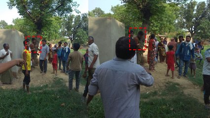 भंडारा खाने मंदिर में आए युवक को पेड़ से बाधकर पीटा, तनाव