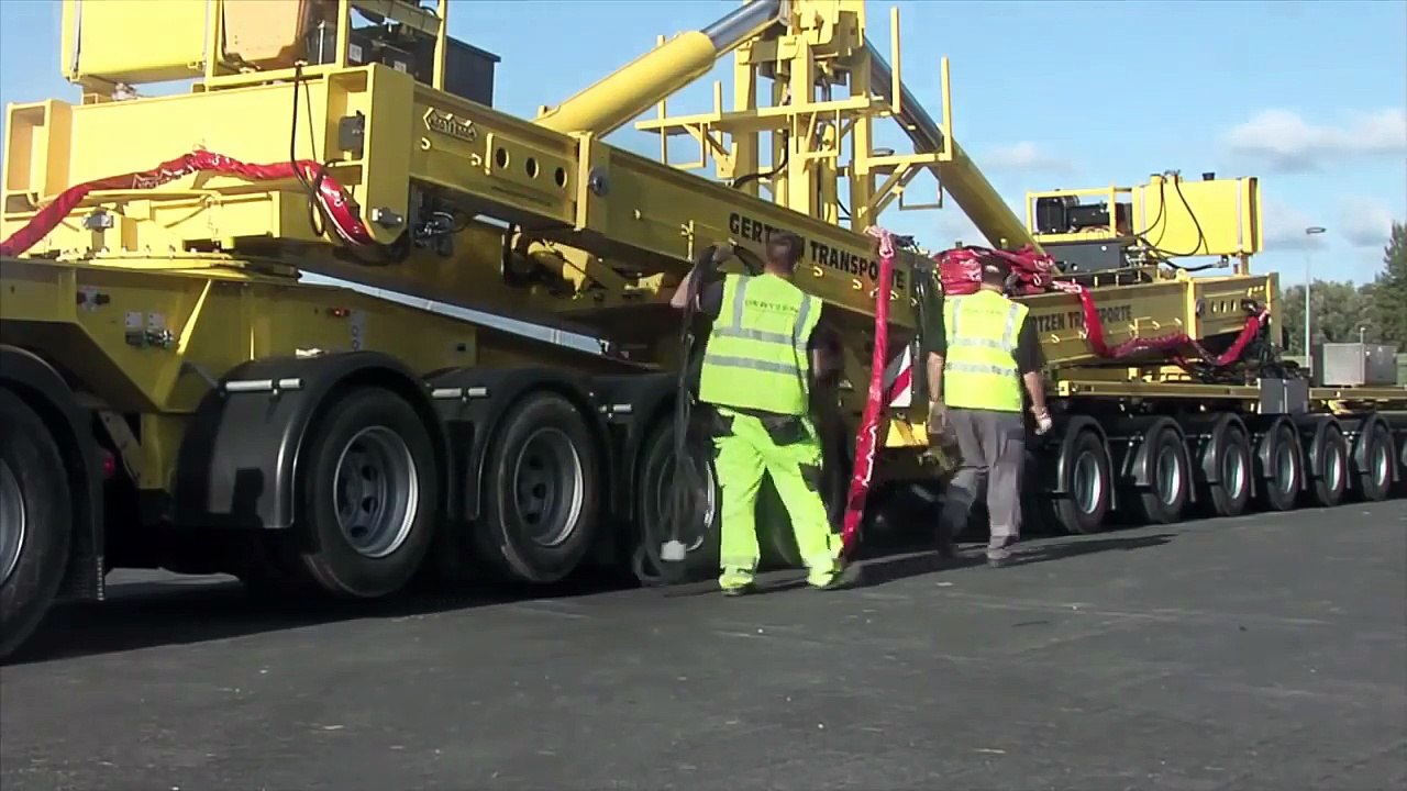 #Amazing world's largest, heaviest truck transport, extreme heavy oversize load trucks transport #HD