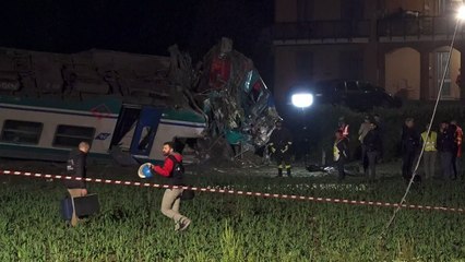 Un train déraille en Italie: deux morts et des blessés