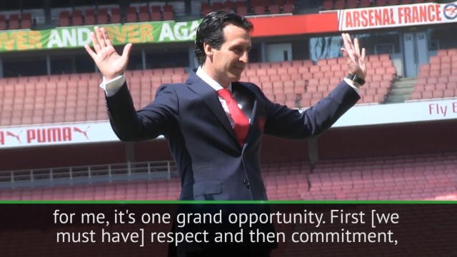 Emery demands 'respect and commitment' from Arsenal players