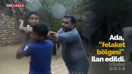 Yemen'deki Sokotra Adası Mekunu Kasırgası'nın etkisi altında