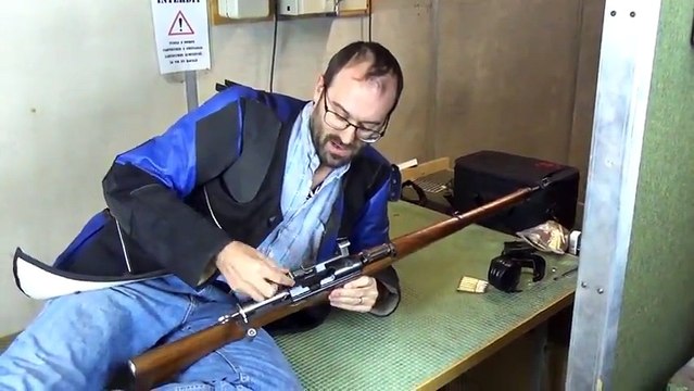 Swiss K31/43 sniper rifle