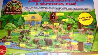 НОВЫЙ журнал для детей Животные Леса от DeAGOSTINI с игрушками Медведя и Оленёнка. Обзор НОВИНКИ!