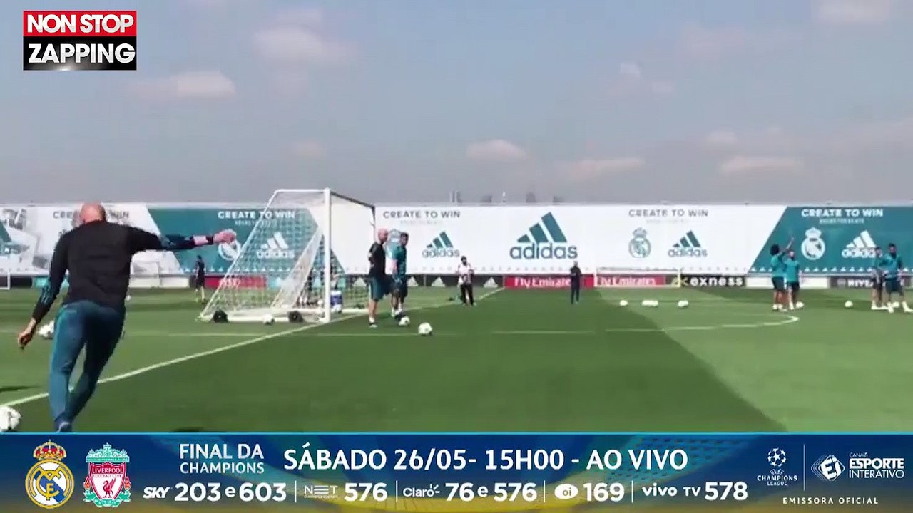 Zinedine Zidane et Cristiano Ronaldo réalisent une combinaison parfaite ! (vidéo)