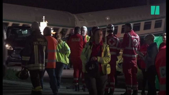 Les images du déraillement de train qui a fait deux morts en Italie