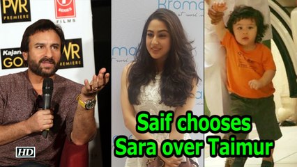 Saif takes care of daughter Sara's career over Taimur Ali Khan
