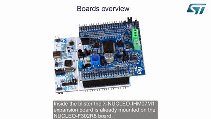 Getting started with the STM32  Motor Control Nucleo Pack (P-Nucleo-IHM001)