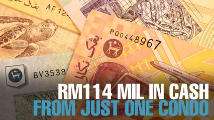NEWS: RM114m seized from just one apartment