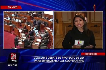 Ley de cooperativas será revisada nuevamente por comisiones de Economía y Producción