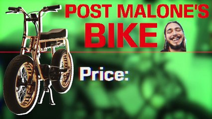 Stealing Post Malone's $25,000 GOLD Bike