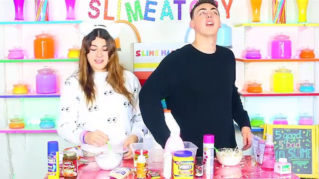 5 GOOD 5 BAD INGREDIENTS SLIME CHALLENGE | Slimeatory #59