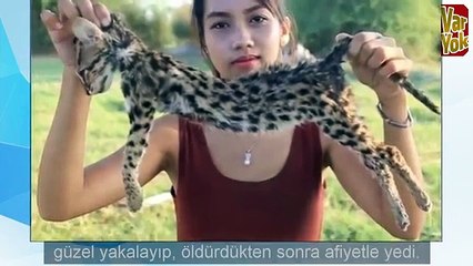 Ünlü Youtuber gözaltına alındı nesli tükenen hayvanları pişirip yedi