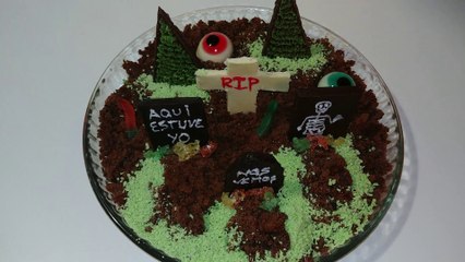 cementerio de chocolate (especial halloween), chocolate graveyard  (halloween special)