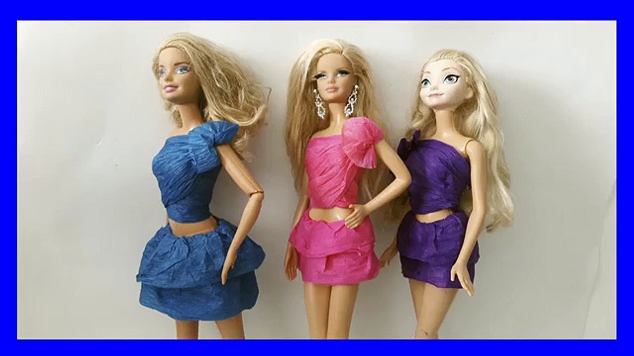 Como hacer ropa de papel para muñecas/sin coser sin pegar/ muy facil - video Dailymotion