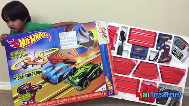 GIANT HOT WHEELS Electric Slot Car Track Set RC Remote Control Racing