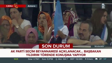 AK Parti seçim beyannamesi açıklanıyor