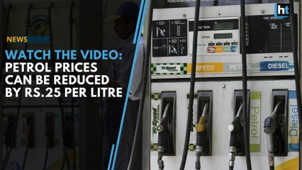 Download Video: Watch the video: Petrol prices can be reduced by Rs. 25 per litre