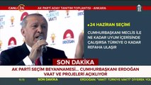 AK Parti seçim beyannamesi açıklanıyor