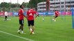 FC Bayern Munich - Shooting training and incredible saves of Manuel Neuer - Schusstraining Robben