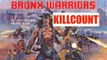 1990 The Bronx Warriors (1982) Mark Gregory, Vic Morrow & Fred Williamson killcount