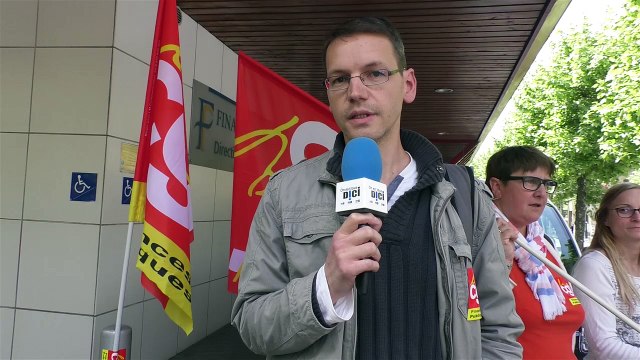 D!CITV : manifestation pour sauver le centre des finances publiques de Serres