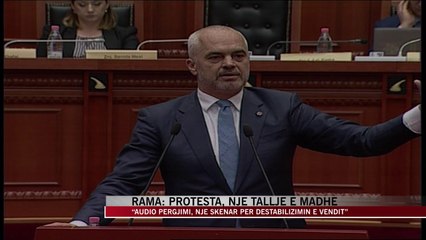 下载视频: Kryeministri e quan protestën e PD, tallje të madhe - News, Lajme - Vizion Plus