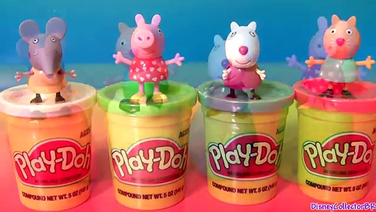 How-To Play Doh Peppa Pig Easter Eggs Surprise! Decorating w/ Susy Sheep by Nickelodeon new