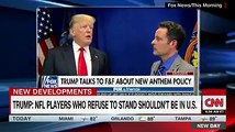 Trump Says NFL Players Who Don't Stand For The Anthem 