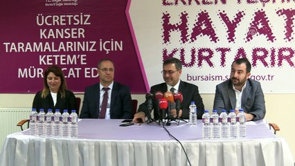 Su şişelerinde 'kanserde erken tanı' uyarısı - BURSA