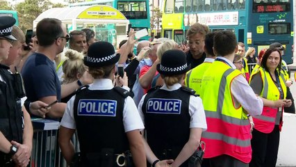 Liverpool FC arrive for Saturday's Champions League Final