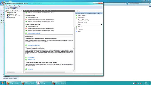 Disable Windows Firewall and Windows Defender(Win7)