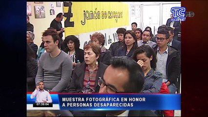 Muestra fotográfica en honor a personas desaparecidas