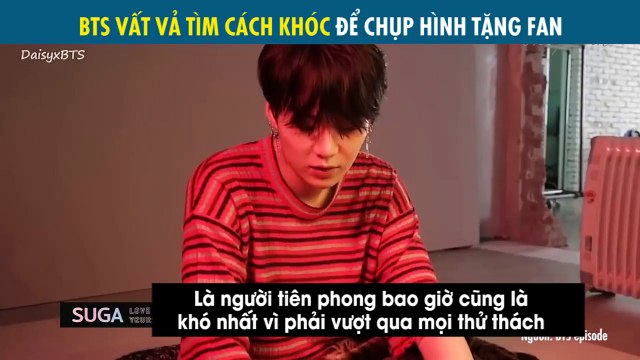Cận cảnh clip hậu trường BTS khóc 1 dòng sông để chụp hình album Love Yourself: Tear tặng A.R.M.Y