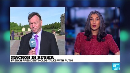 Iran, Syria top agenda at Macron-Putin meeting