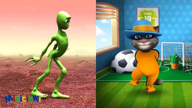 Fun Alien Dance with Talking Tom Funny Video for Kids