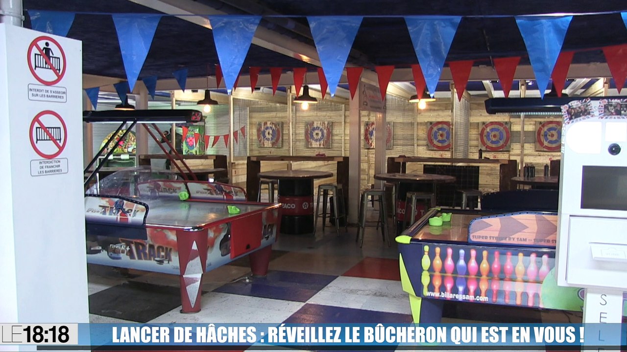 Le lancer de hâches : ce nouveau loisir qui cartonne !