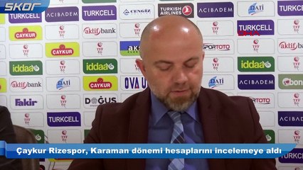 Descargar video: Çaykur Rizespor, Karaman dönemi hesaplarını incelemeye aldı