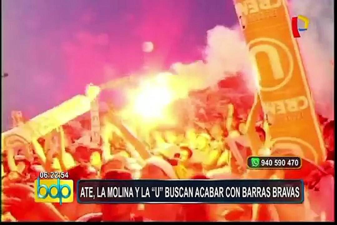 Ate, La Molina y el Club Universitario de Deportes buscan acabar con “Barras Bravas”