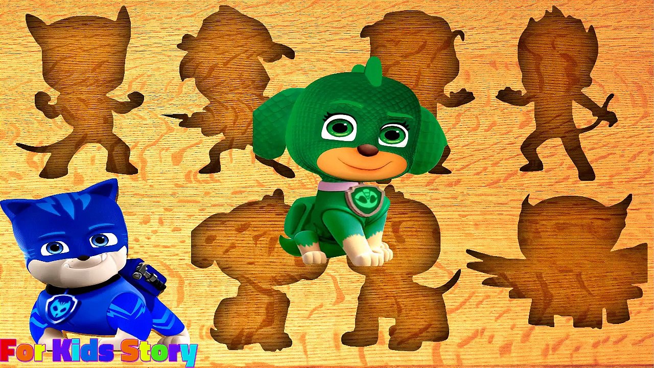 Finger Family Song With PJ Masks Puzzles