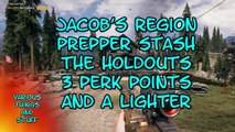 Far Cry 5 Jacob's Region Prepper Stash The Holdouts 3 Perk Points & Lighter